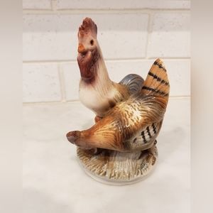 Vintage Two Chickens Figurine possibly Lefton